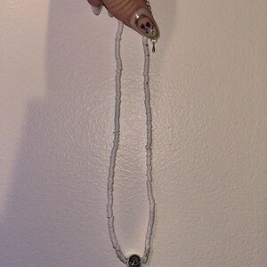 White Beaded Necklace